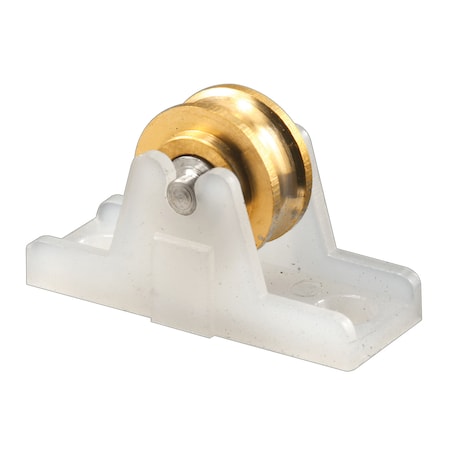 Prime-Line Sliding Window Roller Assembly, 5/8 in. Brass Roller 2 Pack G 3051